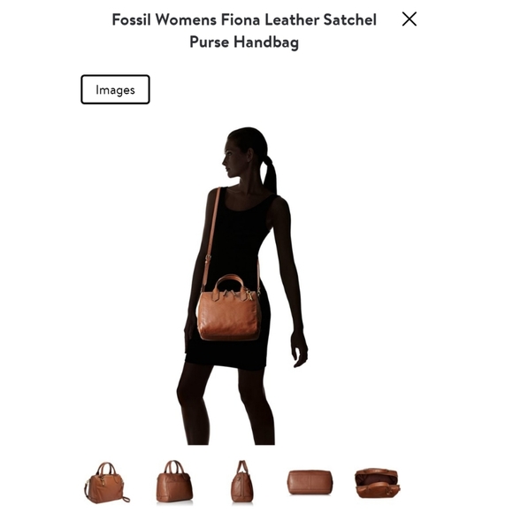 Fossil Fiona Leather Satchel - Picture 13 of 14